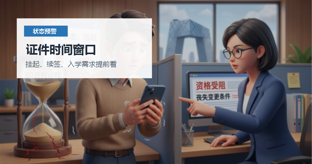 北京工作居住证离职后证件状态和时间窗口配图