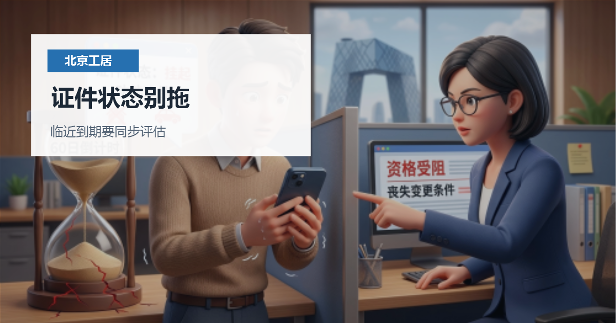 北京北京工作居住证聘用单位变更证件状态别拖配图
