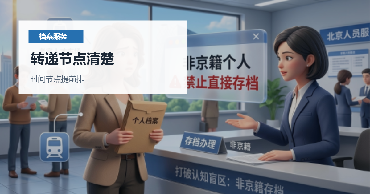北京北京档案调入和存放转递节点清楚配图