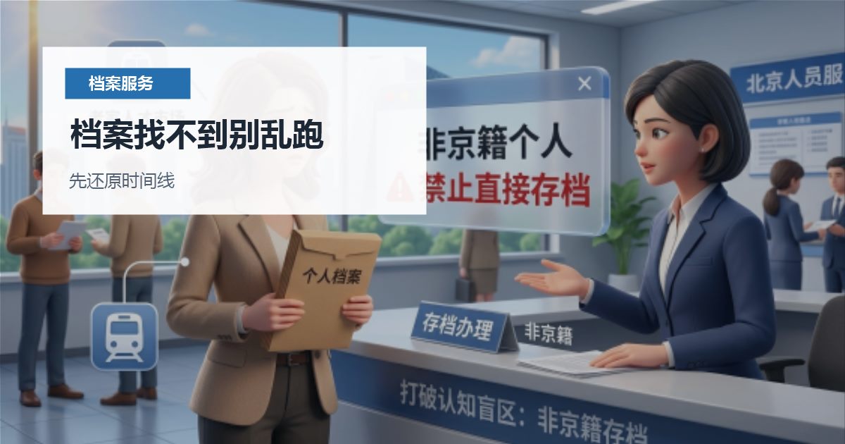 北京北京个人档案找不到后的排查档案找不到别乱跑配图