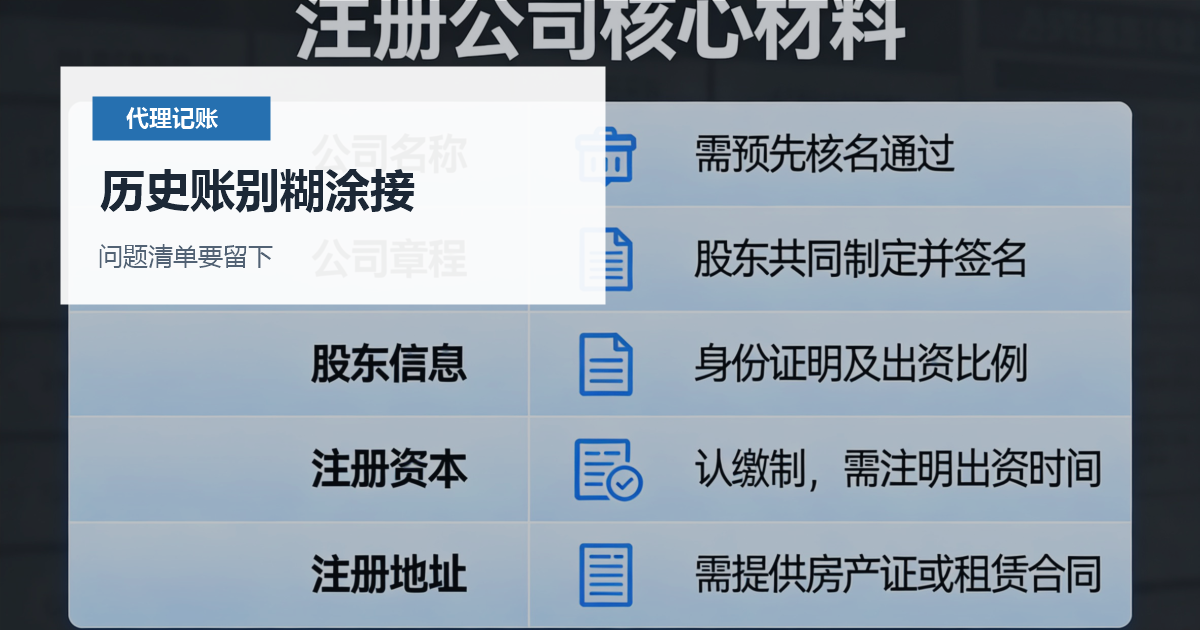 北京北京代理记账更换会计历史账务体检历史账别糊涂接配图