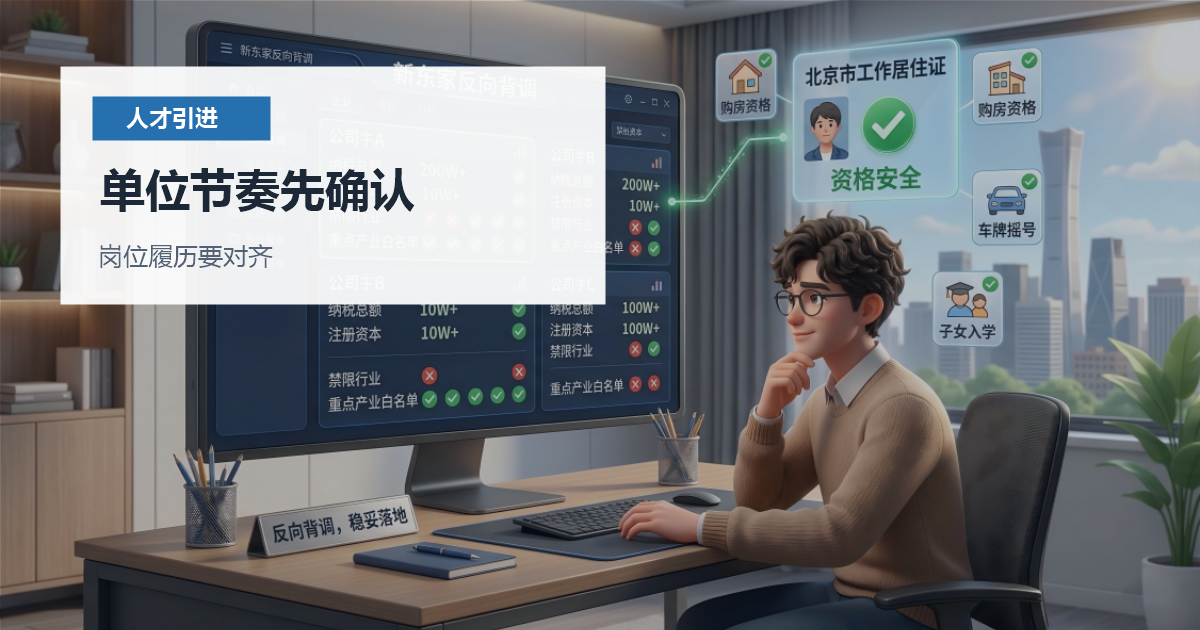 北京北京人才引进年龄窗口和申报节奏单位节奏先确认配图