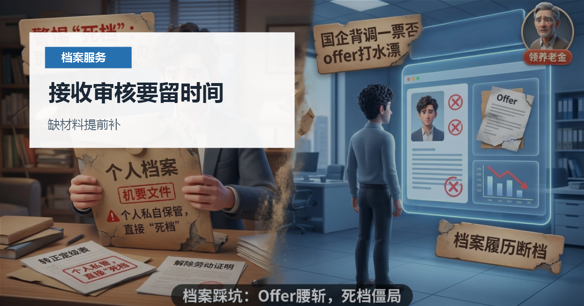 北京北京外地档案调入和商调函节点接收审核要留时间配图