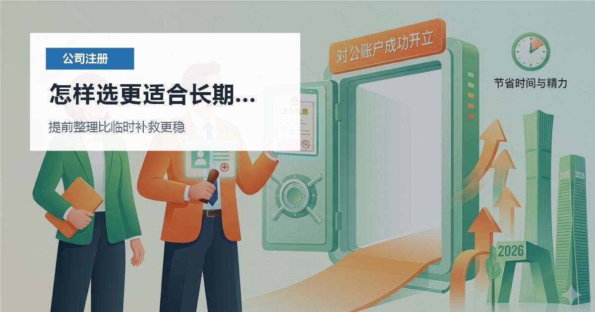 北京北京注册公司合伙人只做口头约定怎样选更适合长期经营配图
