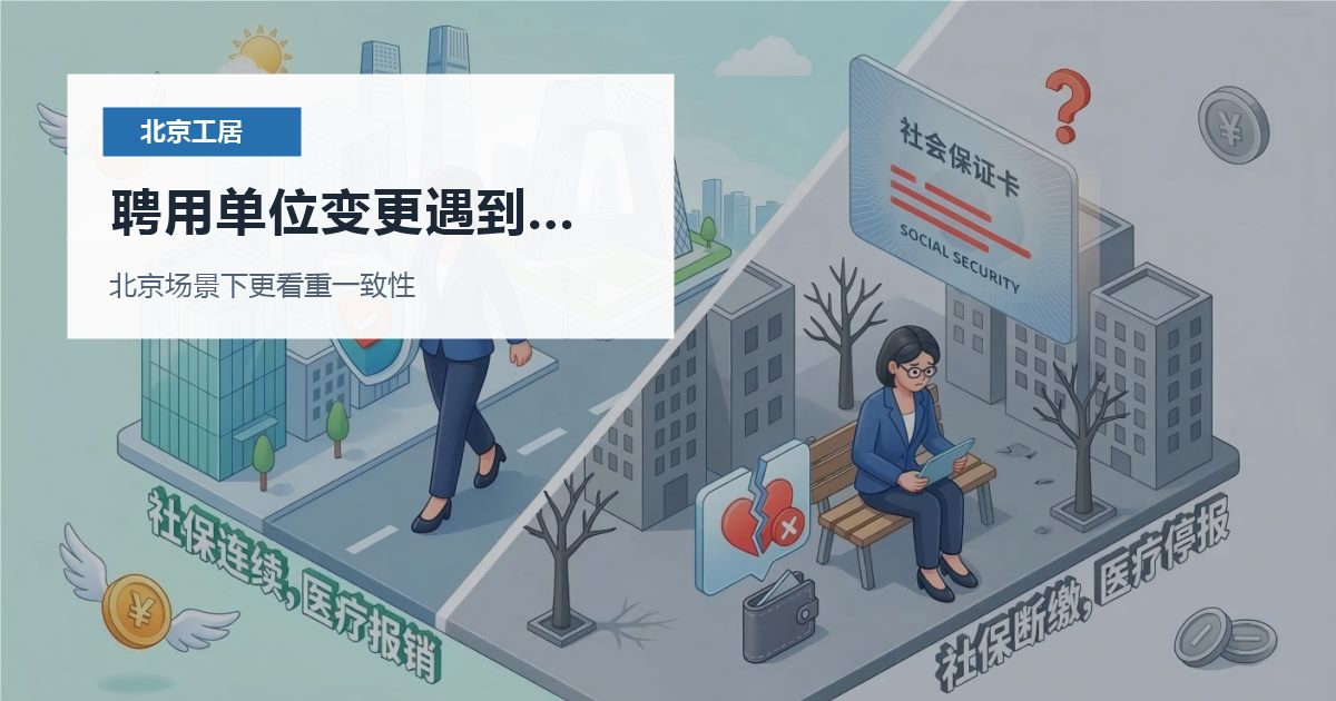 北京工作居住证聘用单位变更遇到新单位没立户，材料到底应该补哪一段？