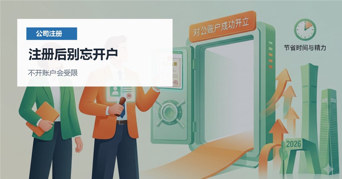 北京北京公司注册后银行开户注册后别忘开户配图