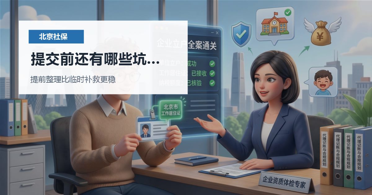 北京北京社保个税新单位增员晚了一个月提交前还有哪些坑要避开配图