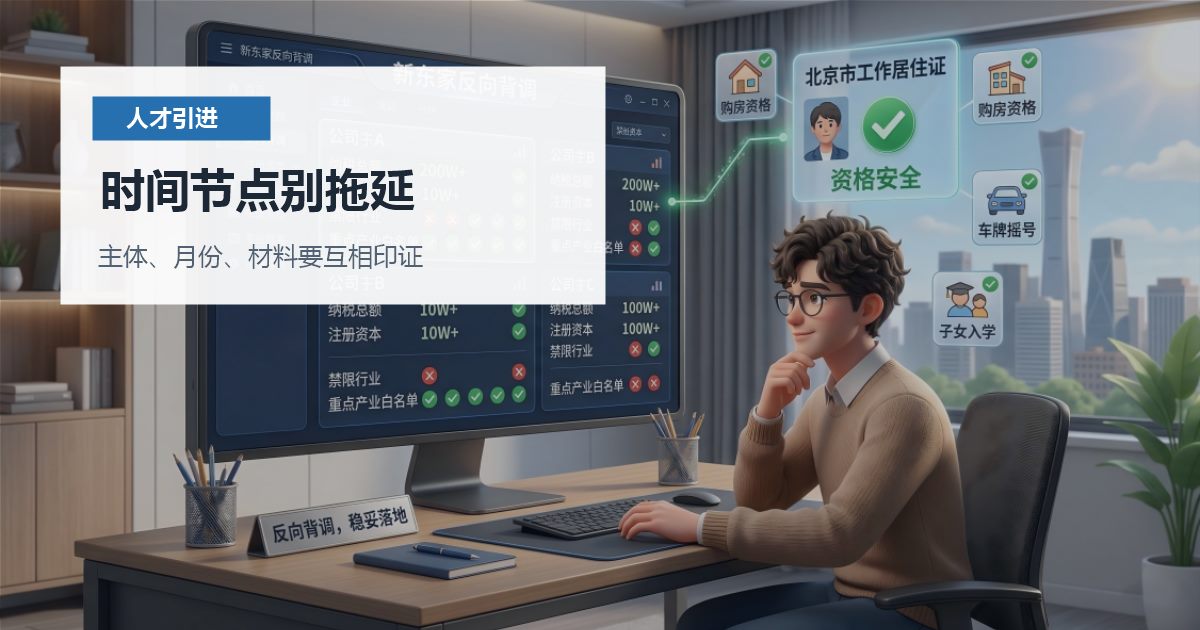 北京北京人才引进预审通过后正式材料变化时间节点别拖延配图