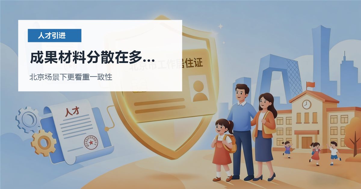 北京北京人才引进成果材料分散在多个项目里成果材料分散在多个项目里配图