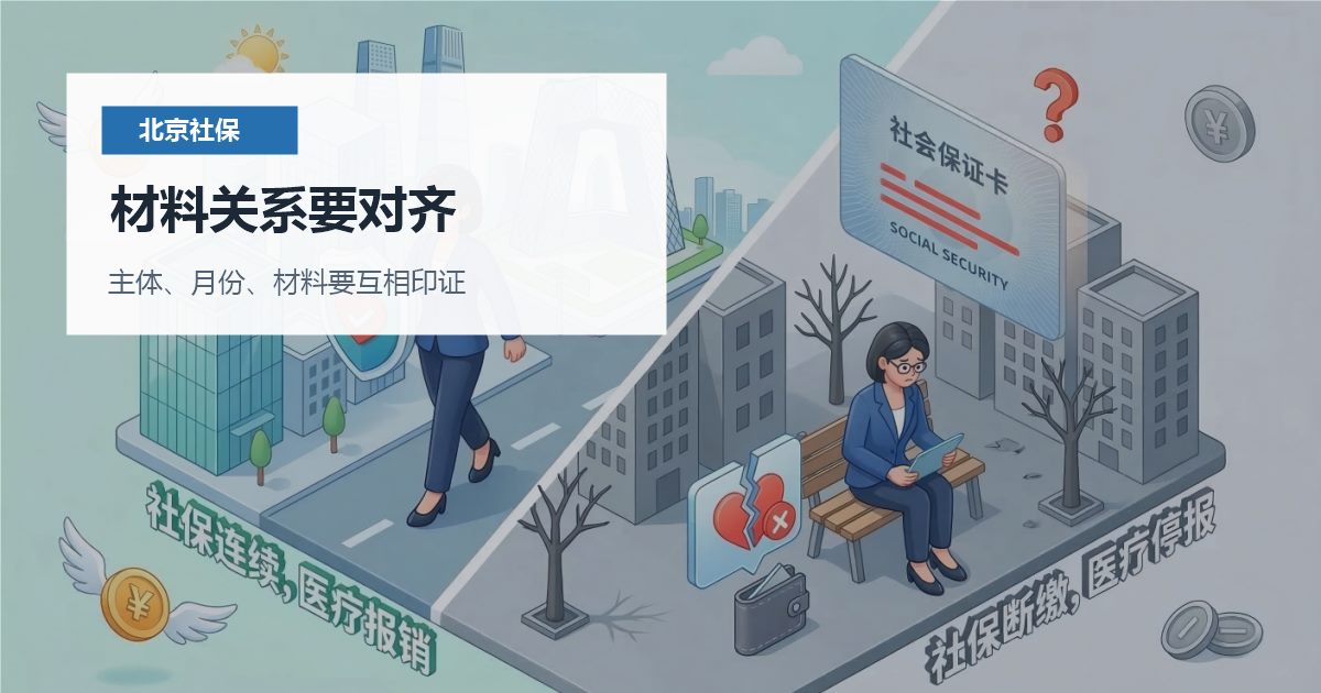 北京北京社保个税医保待遇状态显示异常材料关系要对齐配图