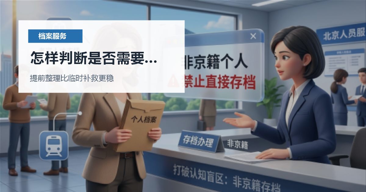 北京北京个人档案档案里缺离职材料怎样判断是否需要马上处理配图