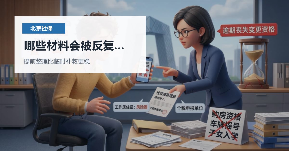 北京北京社保个税离职后旧单位还在申报个税哪些材料会被反复核对配图