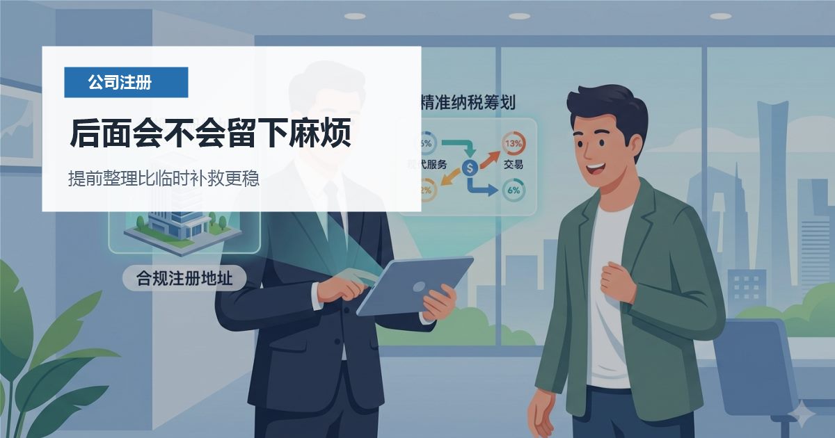 北京北京注册公司用朋友地址注册后面会不会留下麻烦配图
