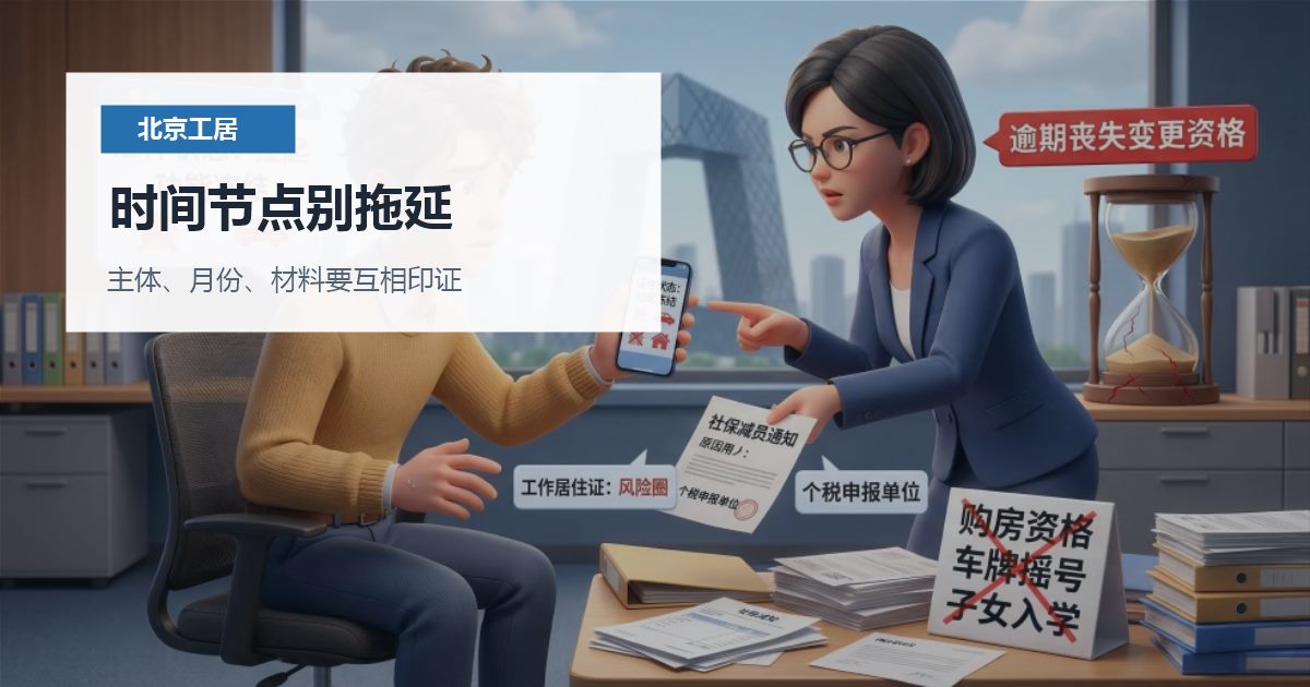 北京北京工作居住证随往子女信息多年没维护时间节点别拖延配图