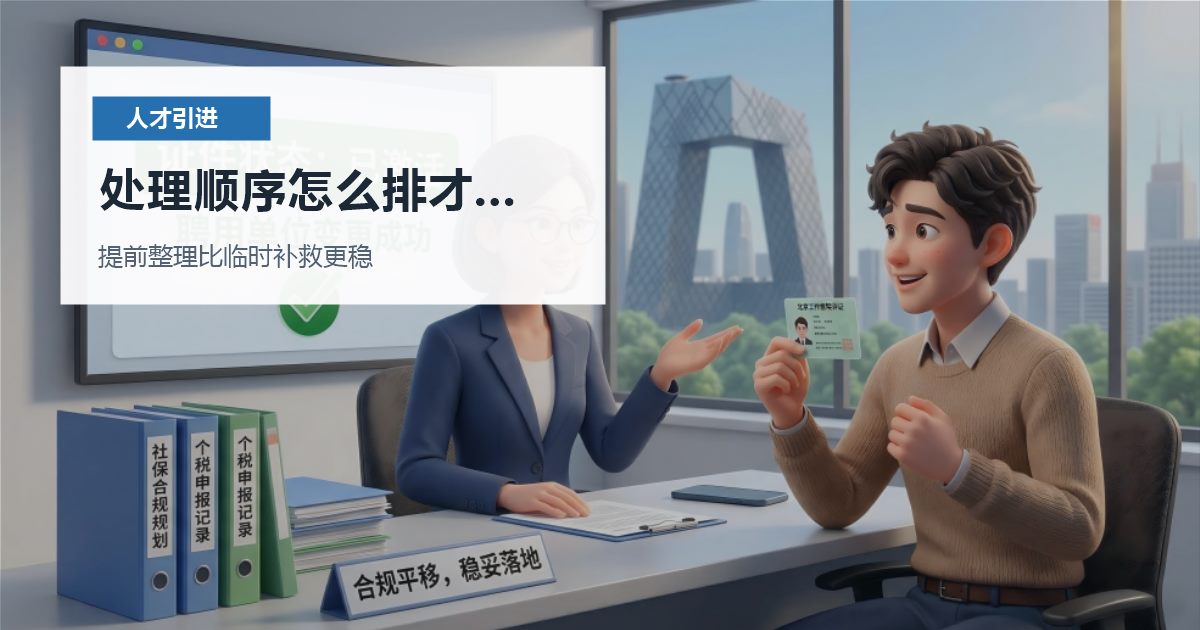 北京北京人才引进个人履历有几个月空档处理顺序怎么排才不乱配图