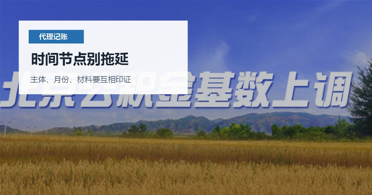北京北京代理记账股东借款长期挂账时间节点别拖延配图