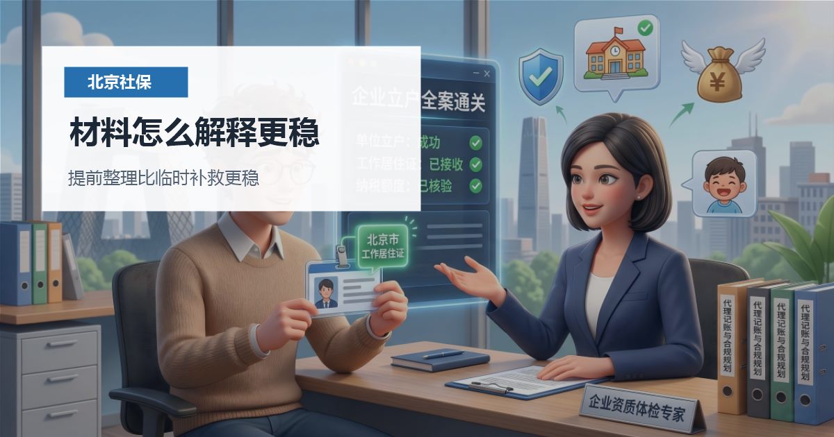 北京北京社保个税新单位增员晚了一个月材料怎么解释更稳配图