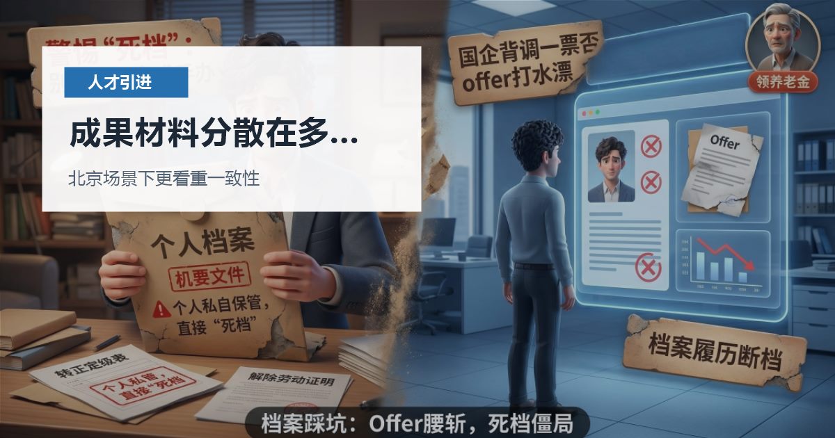 北京北京人才引进成果材料分散在多个项目里成果材料分散在多个项目里配图