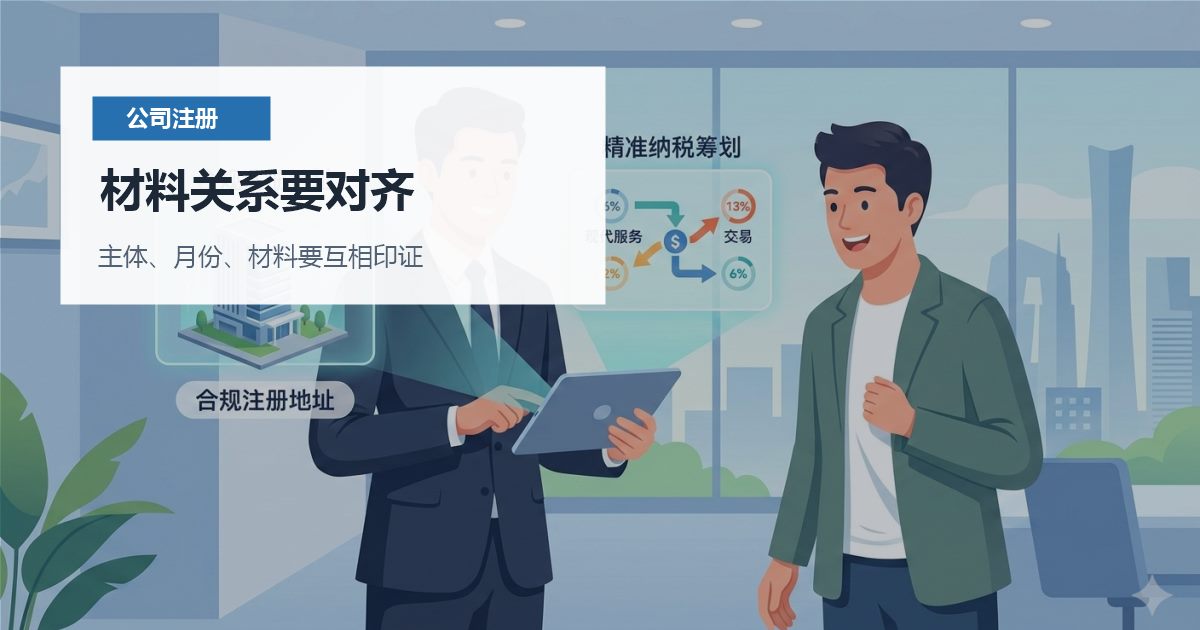 北京北京注册公司园区地址和实际办公分开材料关系要对齐配图