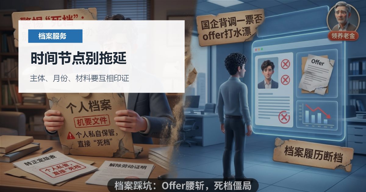 北京北京个人档案外地人才中心要求补手续时间节点别拖延配图