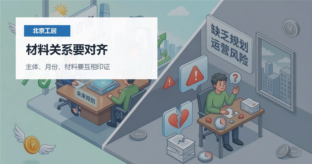 北京北京工作居住证居住地址换了但材料没同步材料关系要对齐配图