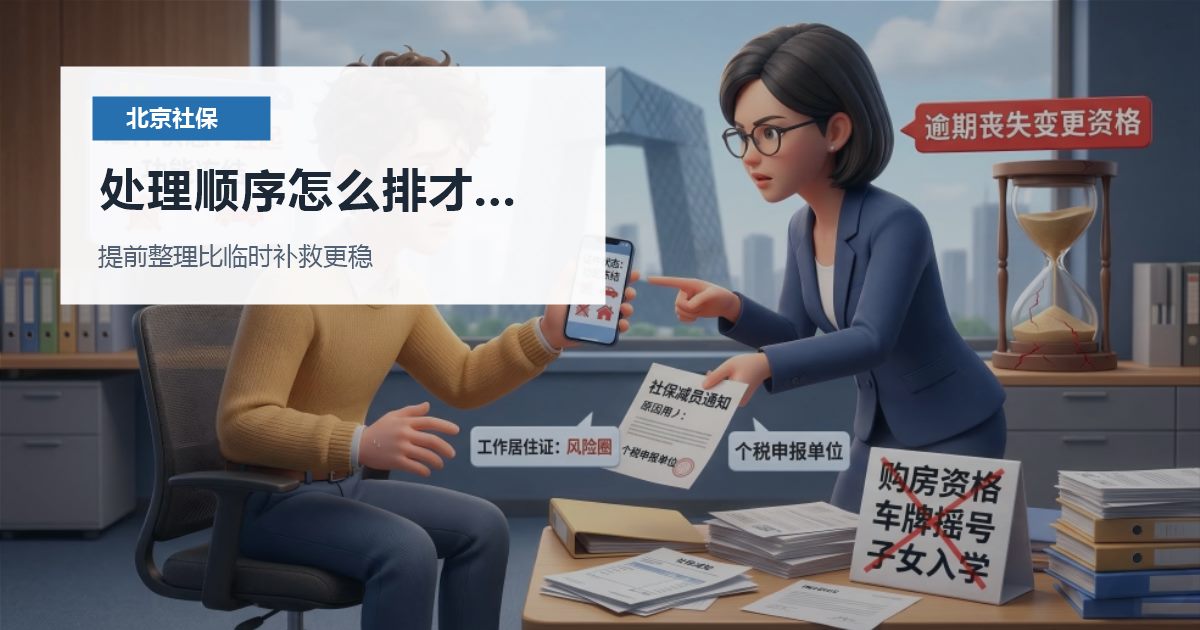 北京北京社保个税补缴后权益记录仍有标记处理顺序怎么排才不乱配图