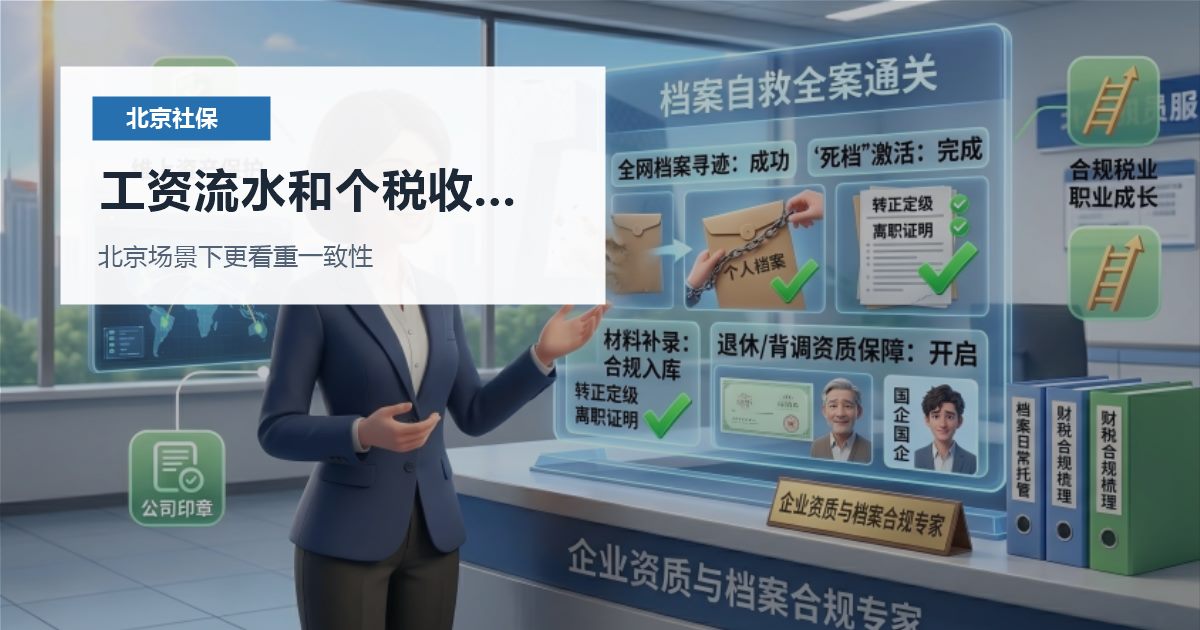 北京北京社保个税工资流水和个税收入差很多工资流水和个税收入差很多配图