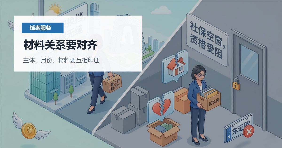 北京北京个人档案学校更名后材料名称对不上材料关系要对齐配图
