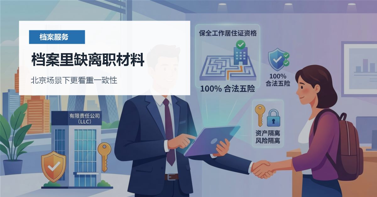 北京北京个人档案档案里缺离职材料档案里缺离职材料配图