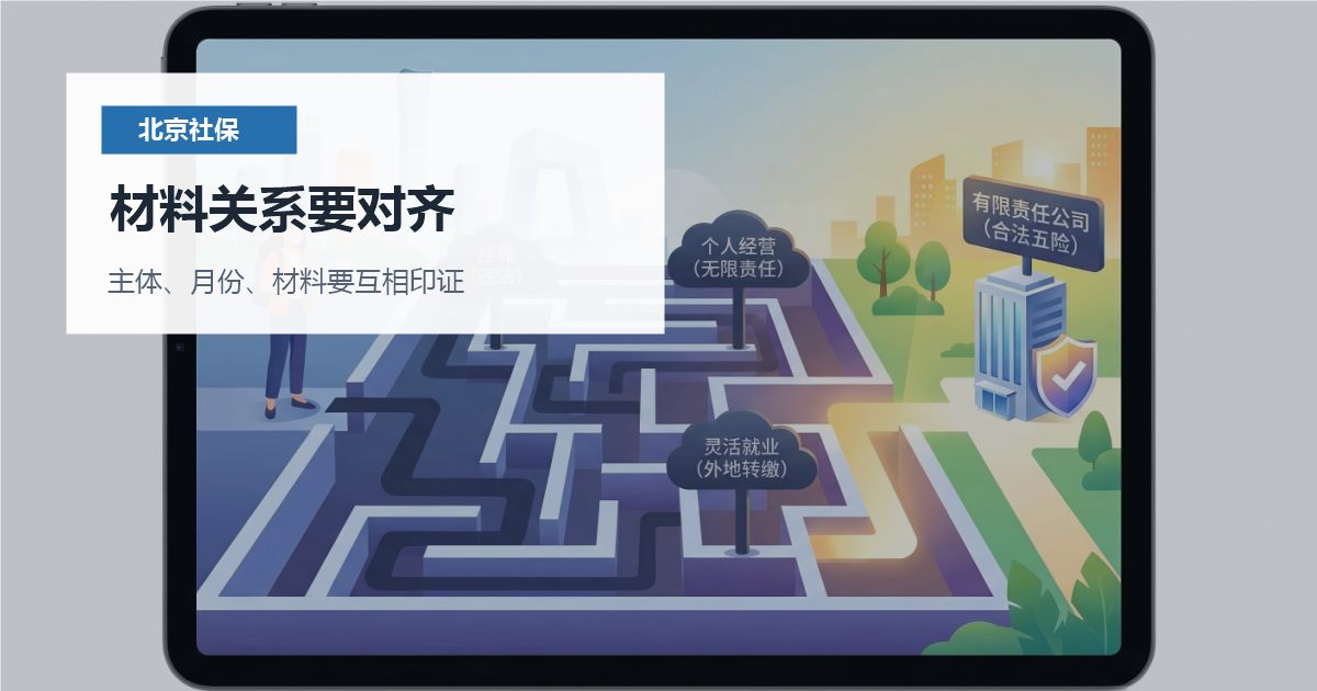 北京北京社保个税社保连续性要用于孩子入学材料关系要对齐配图